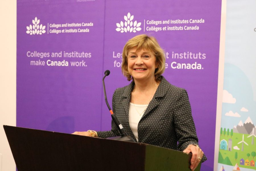 Senator Bellemare at the Colleges and Institutes Canada event on October 3, 2017