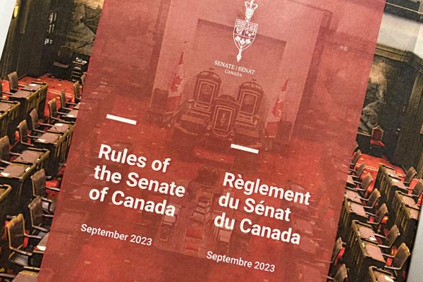 Le Règlement du Sénat révisé pour refléter l’évolution de l’institution