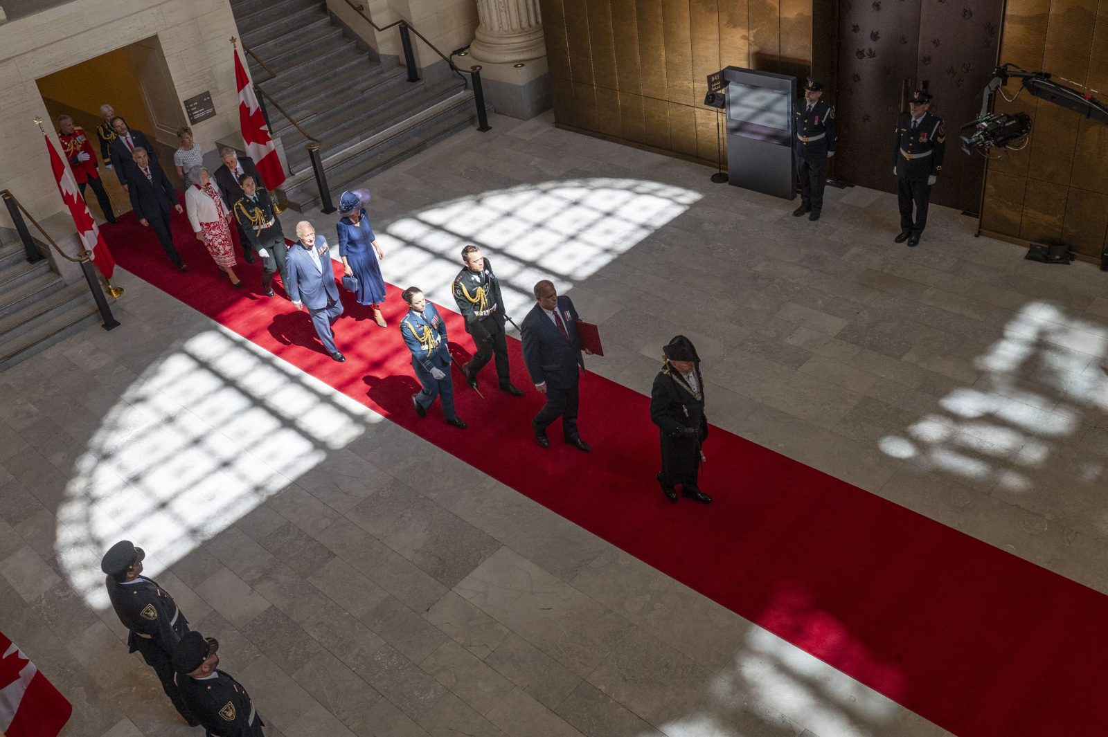 Une visite royale: Le roi Charles III et la reine Camilla au Sénat